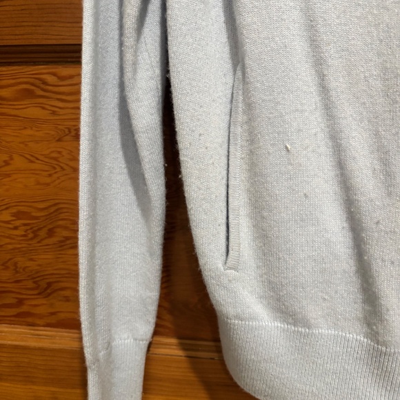 WOMENS REISS CASHMERE BLEND ZIP FRONT HOODED SWEATER - Picture 5 of 6